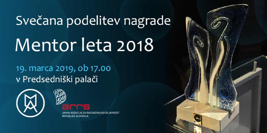 Slavnostna podelitev nagrade Mentor leta 2018