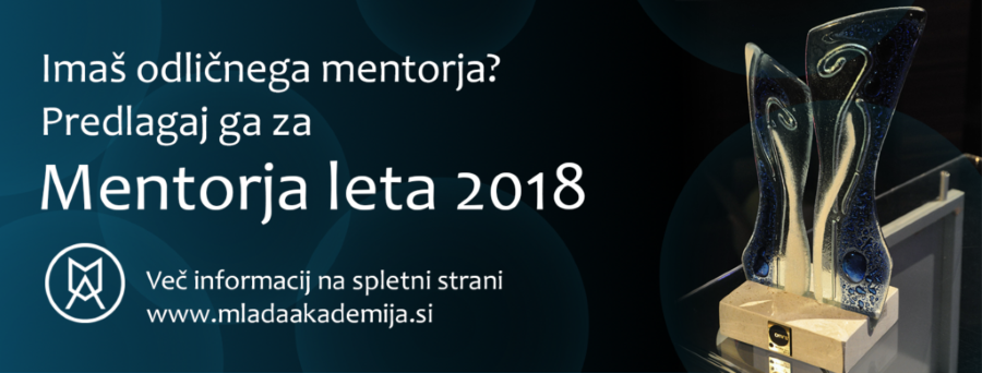 Mentor leta 2018 – klic za vloge