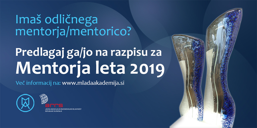 Mentor leta 2019 – klic za vloge (podaljšan rok oddaje)