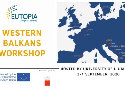 EUTOPIA2050 Western Balkans Workshop – september 2020