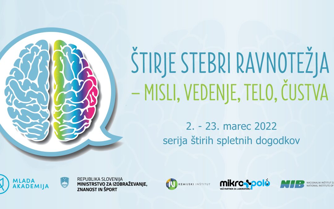 ŠTIRJE STEBRI RAVNOTEŽJA – MISLI, VEDENJE, TELO, ČUSTVA – marec 2022